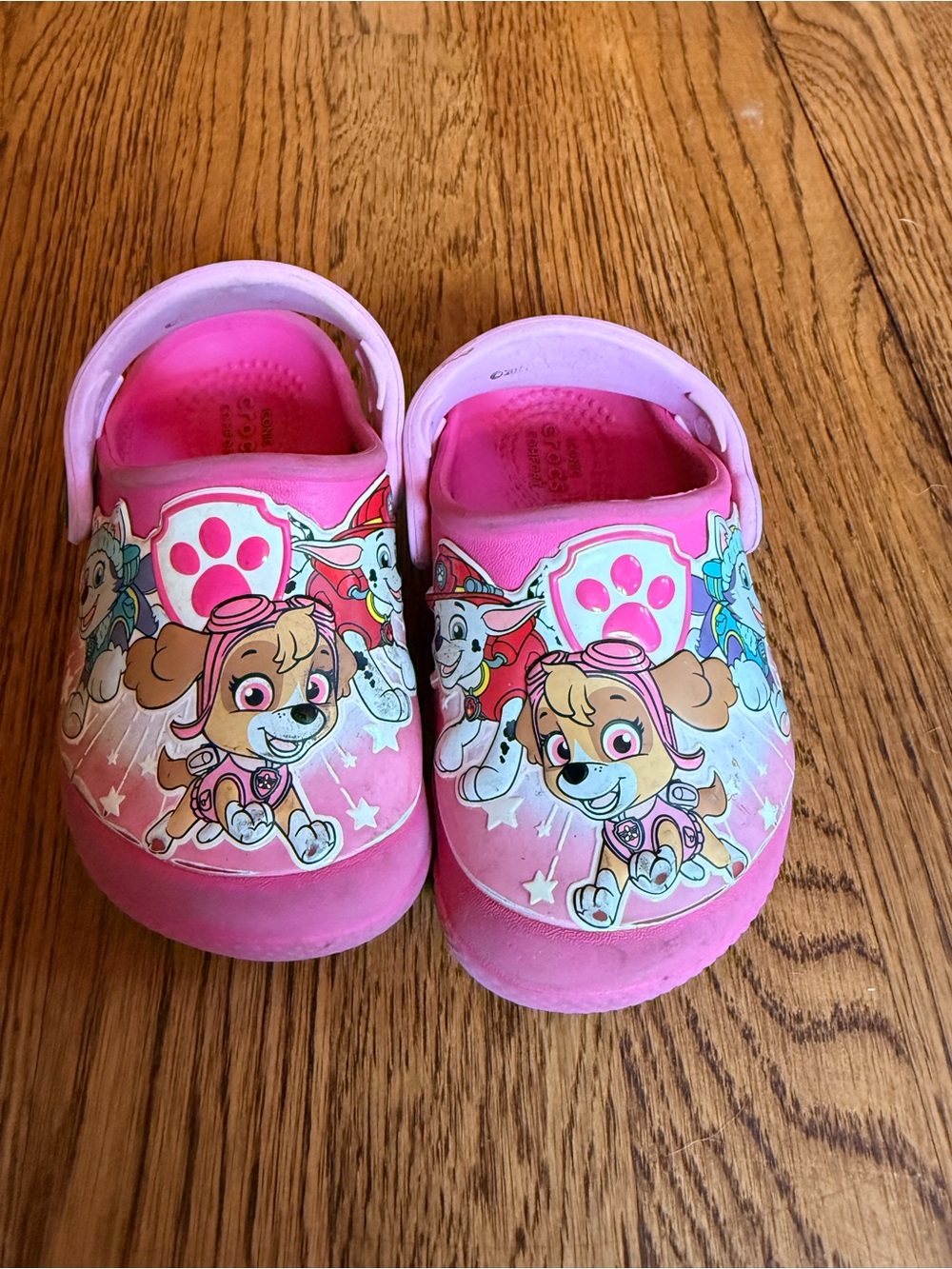 CROCS Kids Skye Pink Paw Patrol Slip-On Clogs